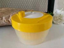 14 ⚜️ Ancienne Petite Essoreuse à Salade Triumph Jaune Diamètre 15 Cm Vintage