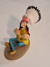 LUCKY LUKE 2003 FIGURINE BD L'INDIEN RÉSINE MARIE LEBLON
