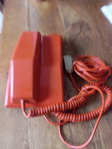 Telephone orange vintage - orange, bon