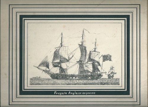 Dessin marine frégate - marine,
