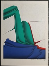 Jacques Poli : Lithographie originale signée numérotée au crayon