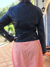 blouson cuir morgan taille 38