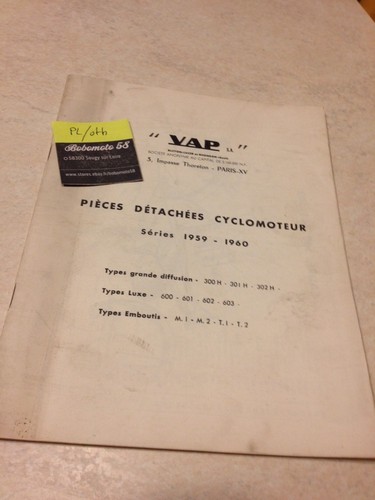 Cyclomoteur vap 1959 1960 - cyclomoteur,