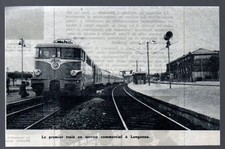 1959  -- PREMIER TRAIN EN SERVICE COMMERCIAL EN GARE DE LONGUEAU   C047