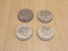 Lot pièces 5 francs - lot,