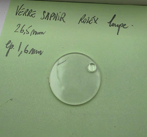 Verre rond saphir sapphire