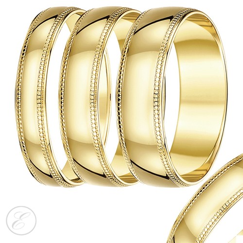9ct bague jaune lourd - bague,