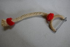 marine nationale fermoir articulé de sac marin avec cordage de transport RARE