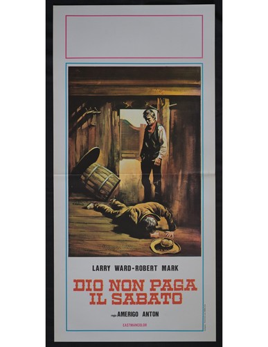 Affiche dio non paga sabato - non,