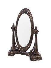 Miroir miroir de courtoisie miroir de maquillage antique fer Art Neuf miroir