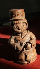 Salière, terre cuite, postier