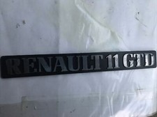 RENAULT 11 GTD EMBLÈME MONOGRAMME LOGO SIGLE 24x3cm