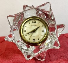 Horloge/réveille en cristal