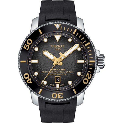 Tissot montre noir analogique - montre,