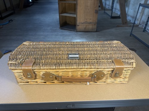 Valise osier vintage - valise,