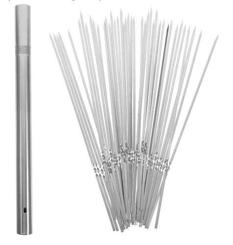 Kit brochettes barbecue inox - brochettes,