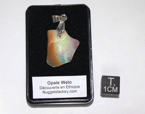 Pendentif opale welo - en, brute