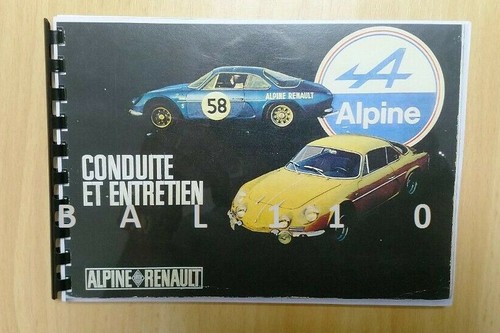 Manuel bord alpine renault - de,