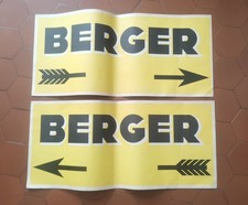 2 Panneaux Signalétiques