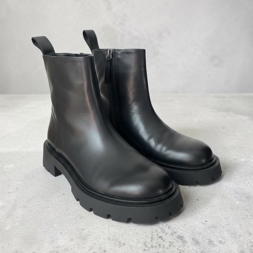 Zara lug sole ankle zip - zip, up