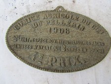 plaque concours agricole