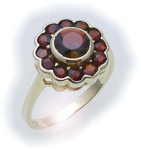 Bague femme avec - bague, grenat