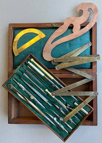 Boite coffret compas - boite, à