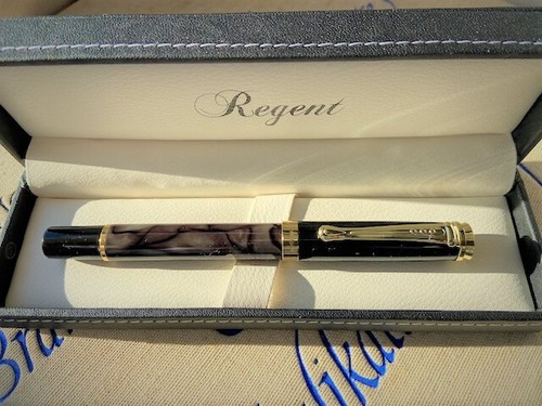 Stylo plume laqué vert - plume,