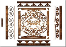 POCHOIR  EN PLASTIQUE MYLAR