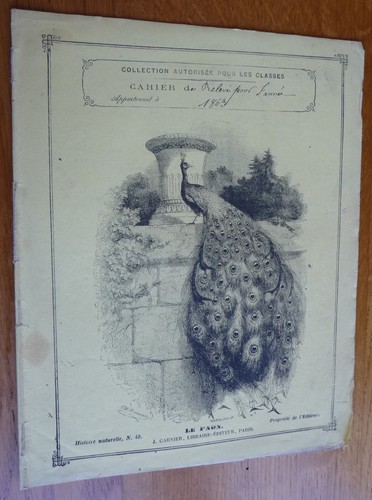 Ancien protège cahier - ancien, protège-cahier