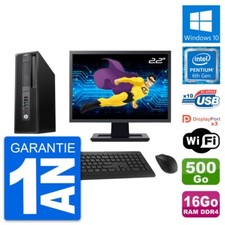 PC HP Z240 SFF Ecran 22" Intel