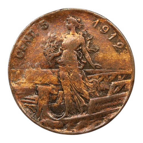 Italie centesimi 1912 - italie, 5