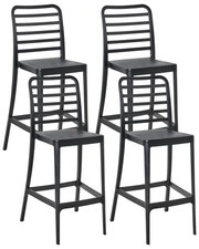 Lot de 4 Chaises de Bar de