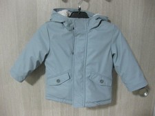 18 mois /81 cm Parka IKKS en cire bleu doublée TBE