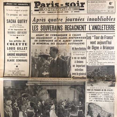 Journal paris soir - journal, paris-soir