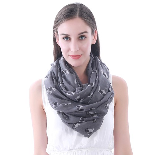 écharpe tube snood motif - écharpe,