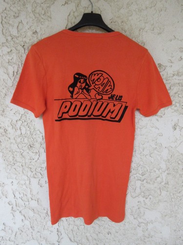 Shirt podium vintage orange - vintage,
