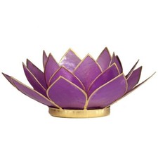 Porte Bougie Fleur de Lotus