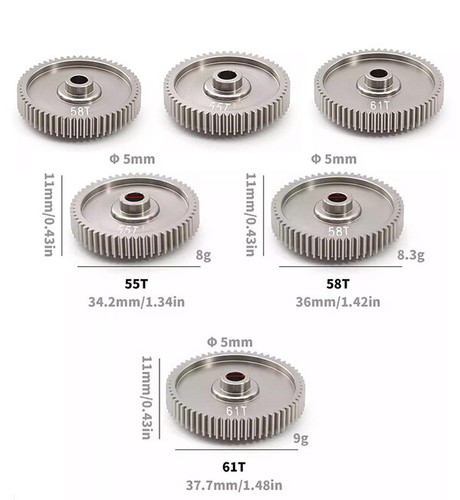 Alu 7075 spur - alu, 58t