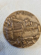Médaille bronze château - médaille, de