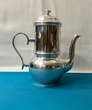 Tisanière ERCUIS métal argenté 19 cm théière filtre table no café