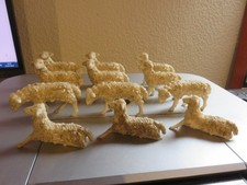 Santons Lot de 12 moutons en