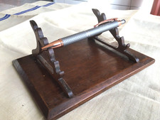 ANCIEN PORTE CRAYONS STYLO ACCESSOIRE DECO BUREAU COLLECTION VITRINE 19em