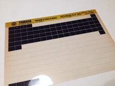 Yamaha RD350LCF RDLC 1WT micro fiche parts list catalogue microfiche microfilm