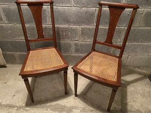 Ancienne paire chaises - ancienne,
