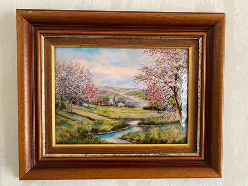 Peinture sur cuivre emaux - peinture,