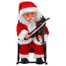  Figurine Père Noël Musicale