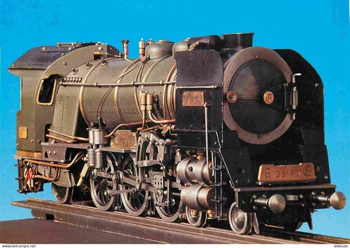 Carte postale trains - carte,