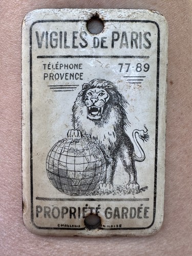 Vigiles paris rare - « vigiles,