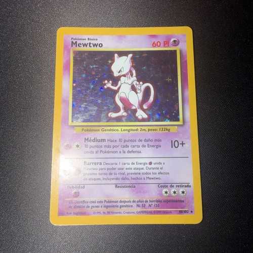 Carte pokémon mewtwo 102 - carte,